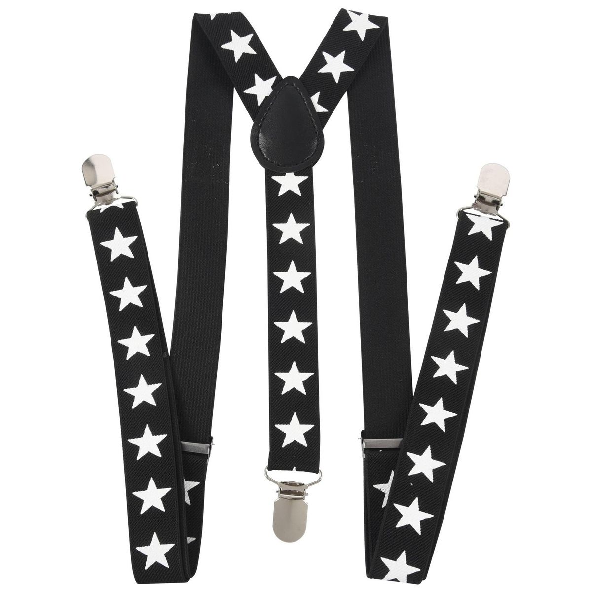 Y-Shape Five Pointed Star Print Adjustable Suspenders Belt