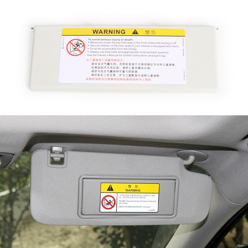 For Peugeot 308 Left-hand Drive Car Sun Visor Makeup Mirror For Peugeot 308 2010-2022 (White)