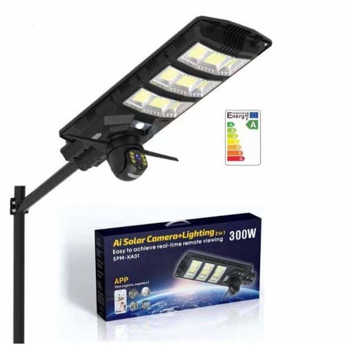 Solar Street Light With Cctv Carmera-300w