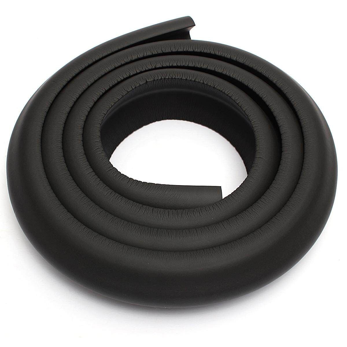 Baby Safety Table Desk Edge Corner Cushion Guard Strip Softener Bumper Protector Black