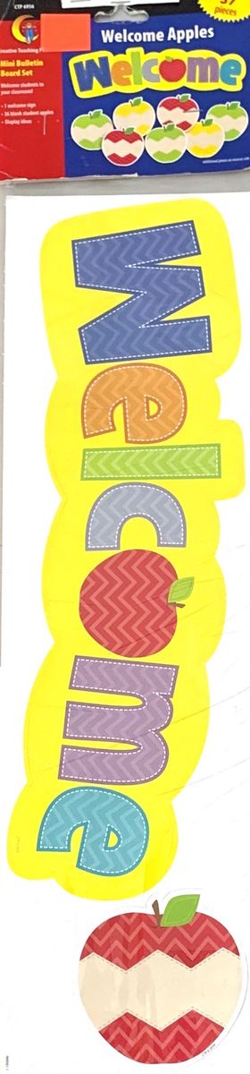 CREATIVE TEACHING PRESS MINI BULLETIN: WELCOME APPLES