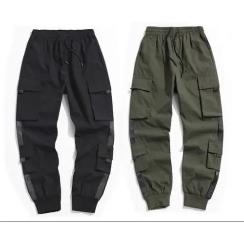 2in1 Cargo Combat Pant Joggers With Zipper