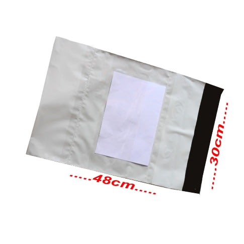 Plain Courier Bags- 100pieces - 30x48cm A3:Medium + Invoice Pocket
