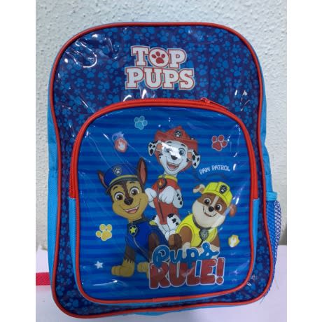 Paw Patrol Deluxe Backpack With Front Pocket - Top Pups