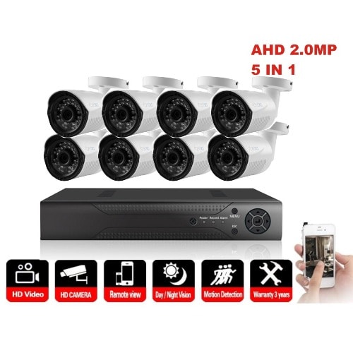 Cctv 8 Channel Cctv System Outdoor