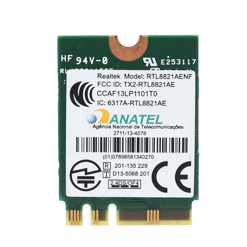 RTL8821AE M.2 802.11AC WiFi Adapter Card Wireless Netowrk