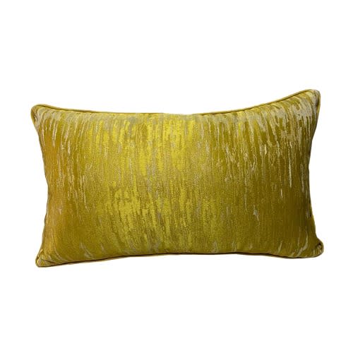 Throw Pillow-30x50cm- Yellow
