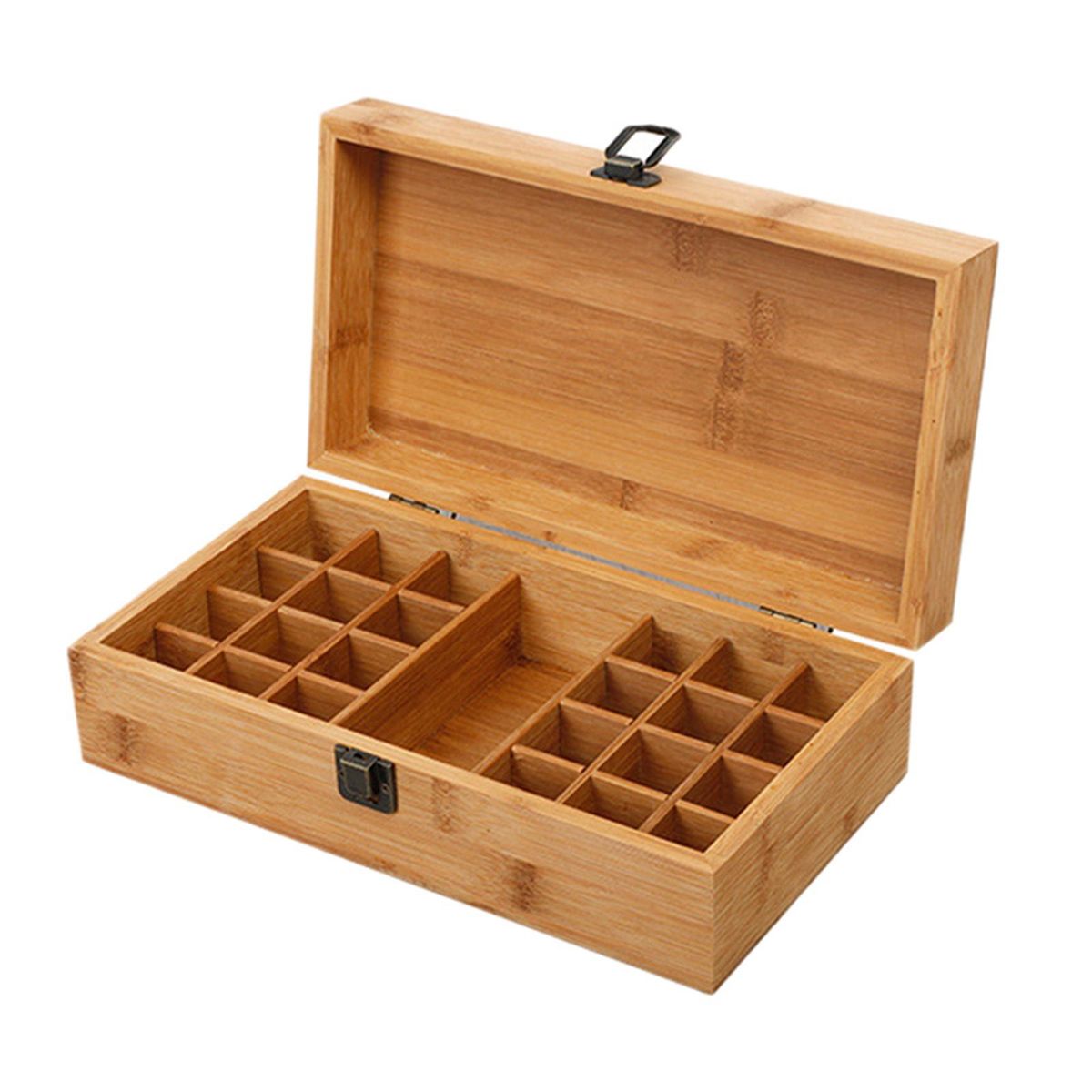 Essential Oil Bamboo Storage Box Travel Display