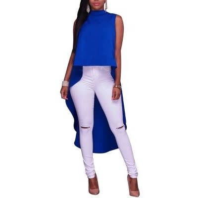 Women's Asymmetry  Top - Blue