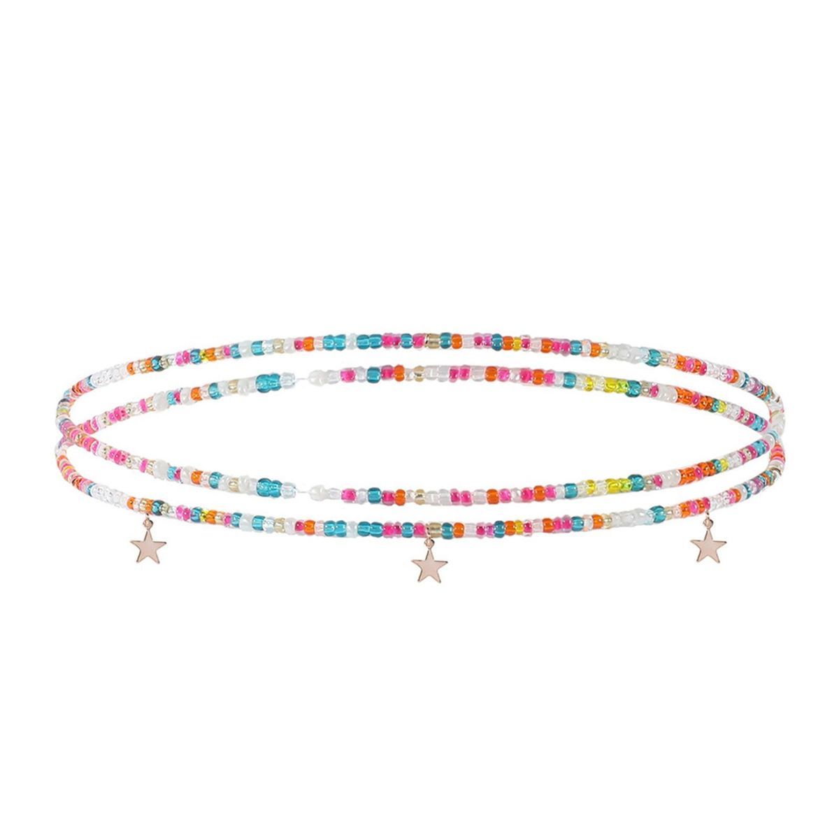 Waist Chain Heart Shell Star Pendant Stretch Waist Chain A