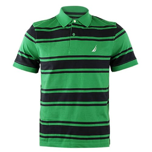 Men's Block-stripes Polo