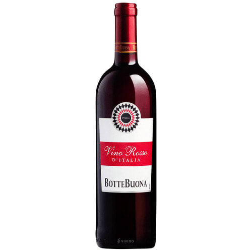 Botte Buona Vino Rosso D'italia 750ml Alc. 11,5%