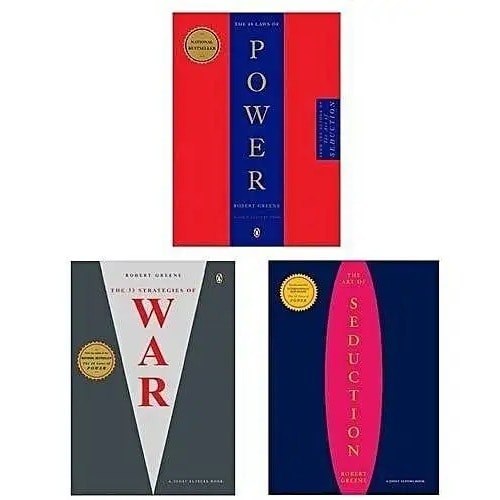 48 Laws Of Power + Art Of Seduction + 33 Strategies Of War
