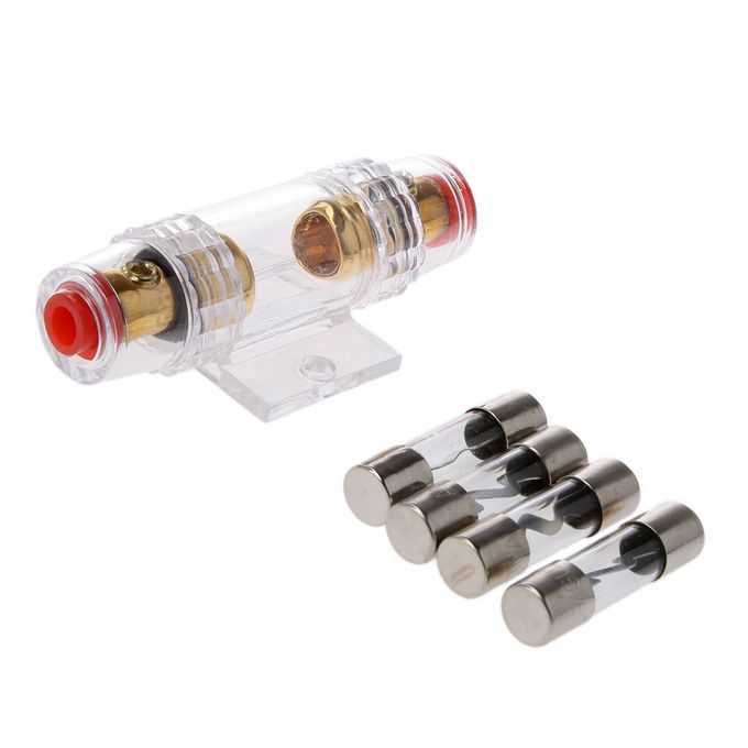 2x Car Audio Stereo AGU Fuse Holder Box 4  8 Gauge Wire With 8pcs 30A