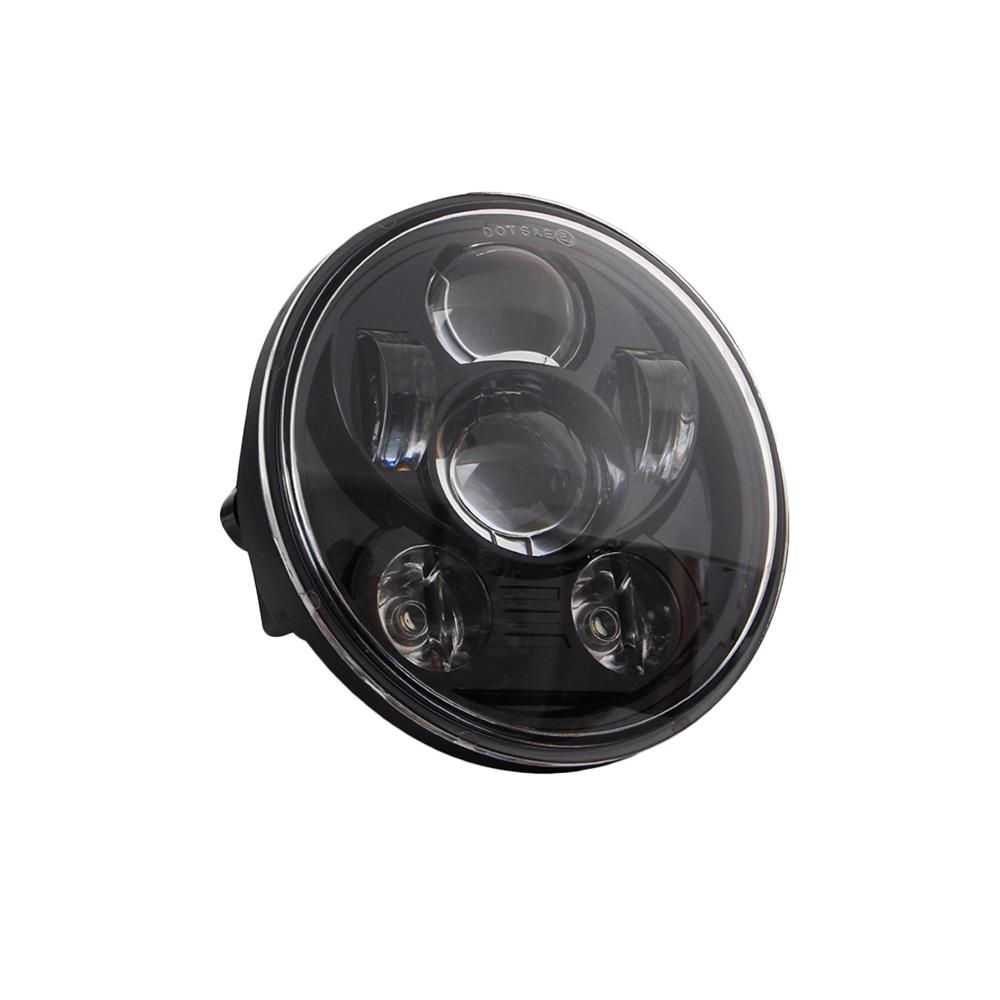 5.75 inch LED Headlight Motorcycle Projector Headlamp Super Wide Angle Driving Light