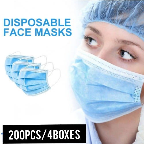 Disposable 3ply Surgical Face Mask-200pcs