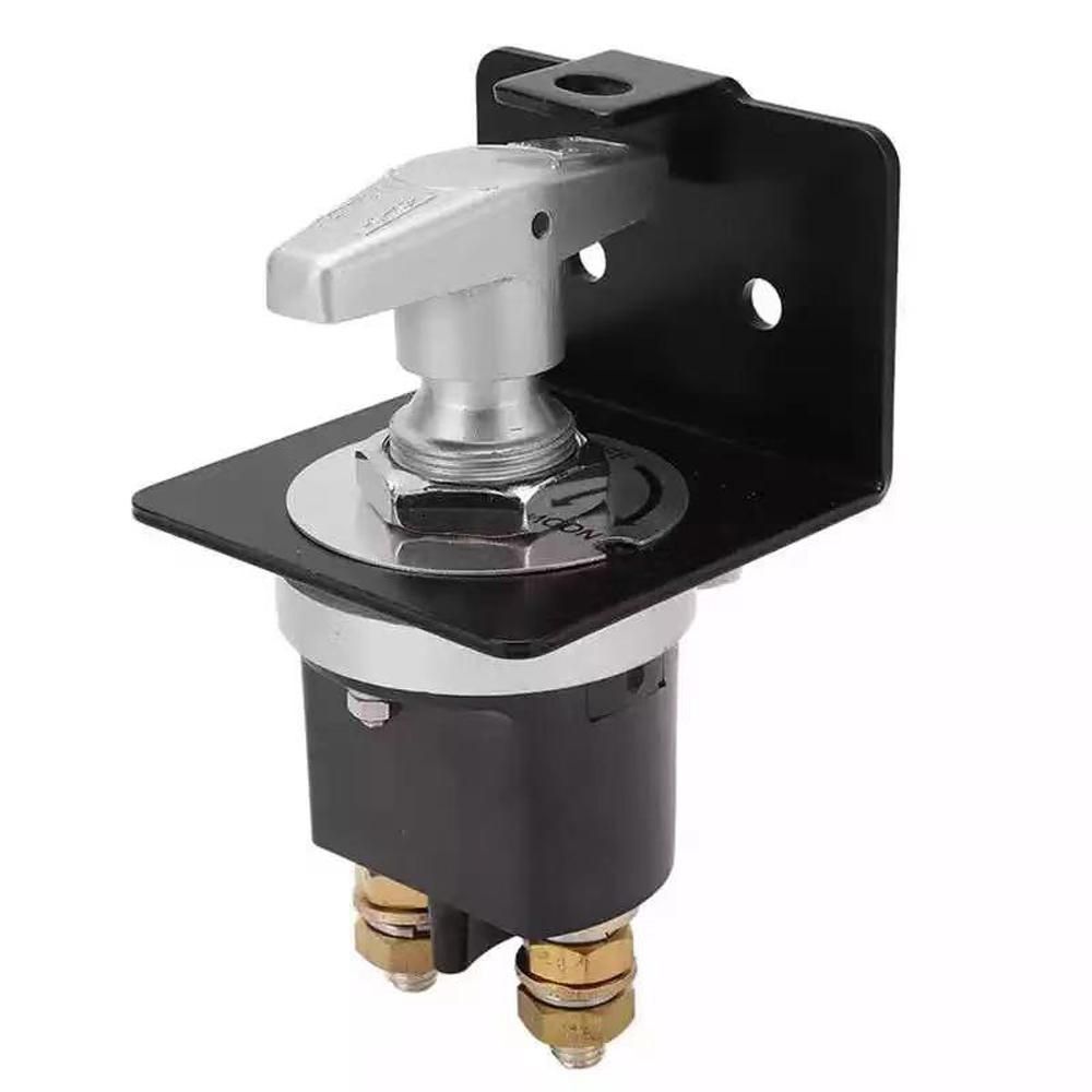 Battery Disconnect Switch with Lock-Out Plate Fixed Handle Isolator Replace 20247 Battery Doctor for Car Auto RV Marine Boat