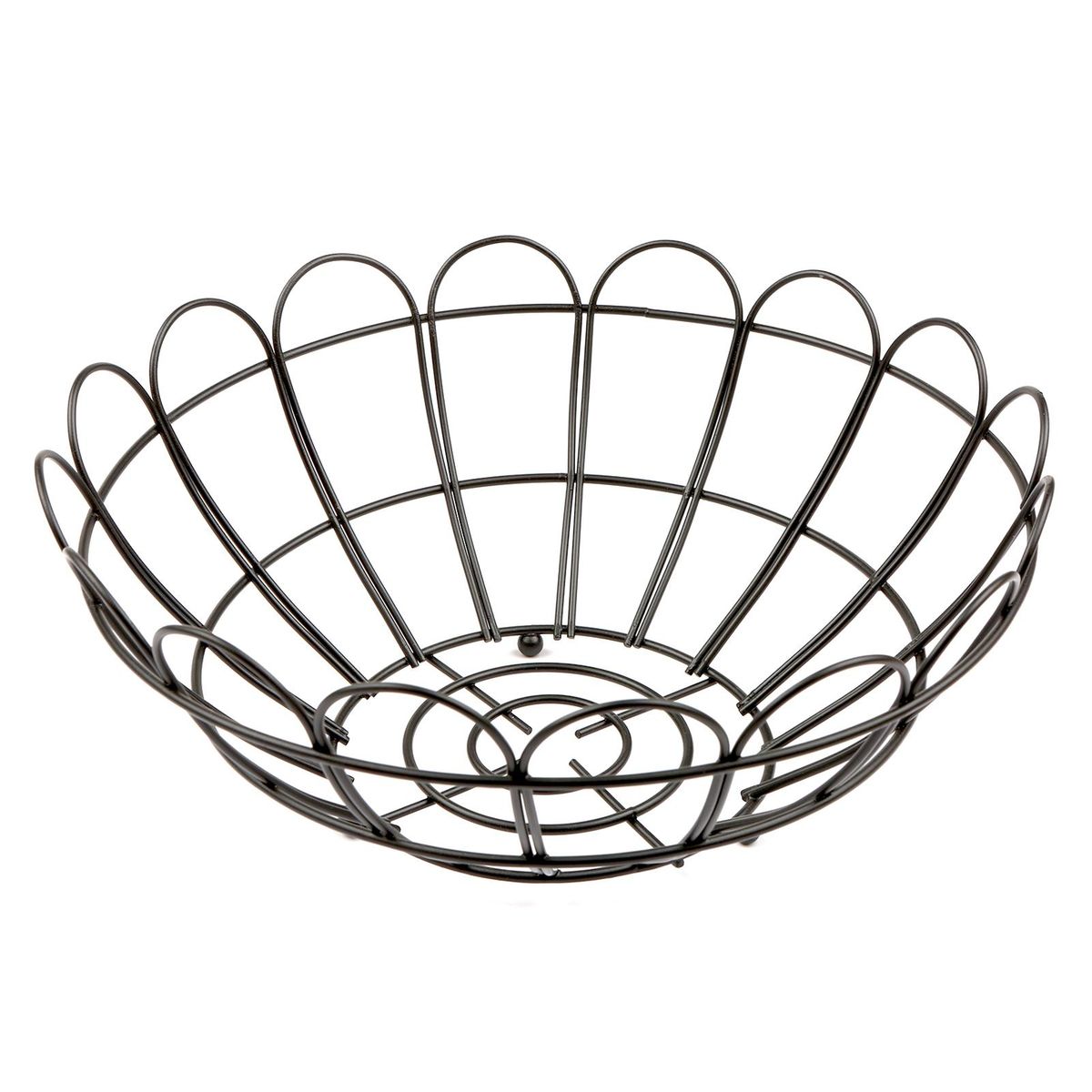 Fruit Basket Simple European Style Iron Basket for Fruits Candy Food Cakes and Pastries