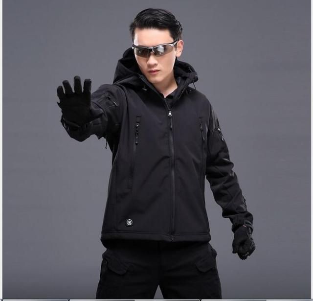 Outdoor Sport Softshell Jackets Pants Green Camouflage_XS