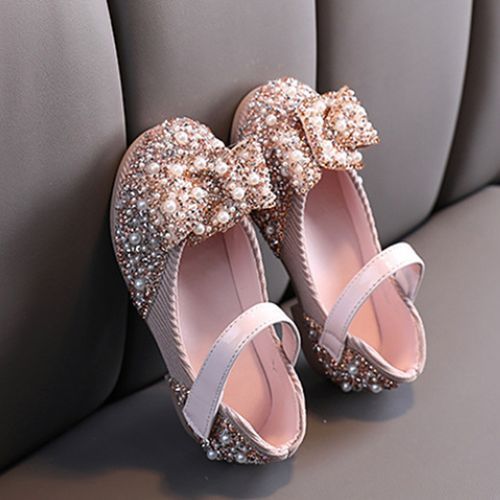 Children's New Casual Shoes Color Diamond Bow Sandals
