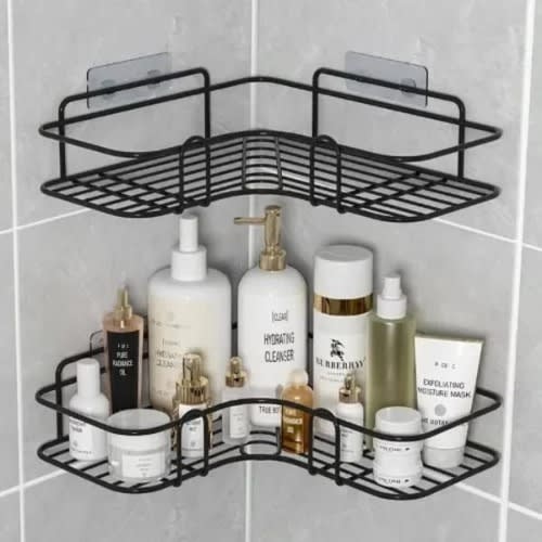 Bathroom Shelf Rack - Non Rust - 2 Pieces