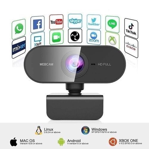 C1 Webcam With Microphone HD 1080P Streaming Webcam