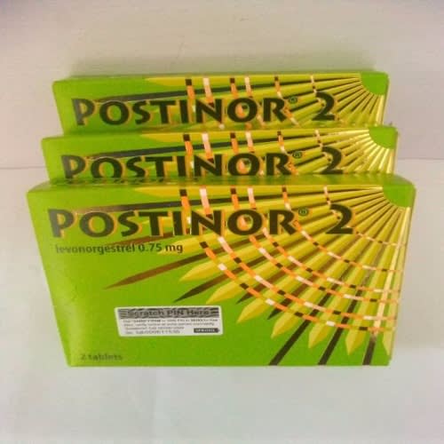 Postinor 2 Female Emergency Contraceptive X3packs