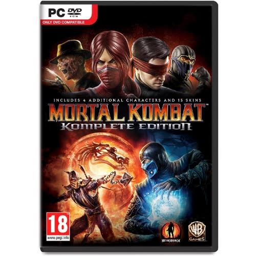 Mortal Kombat: Komplete Edition PC Game DVD Disks + Free Gift