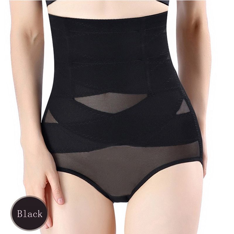 High Waist Without Trace Cross Postpartum Flat Belly Pants Hip  Pants Women Slim Waist Body Shaping Tight Underwear