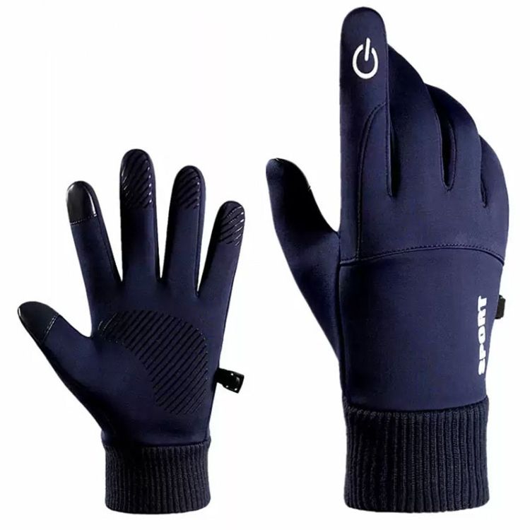 1 Pair Outdoor Wind-proof Warm Gloves One Size