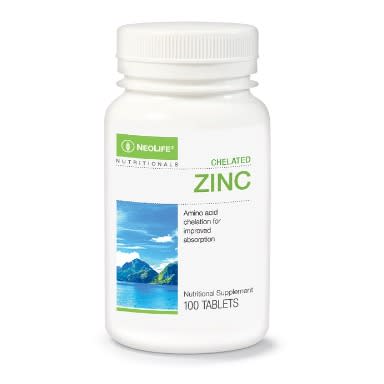 Chelated Zinc - 100 Tablets (single)