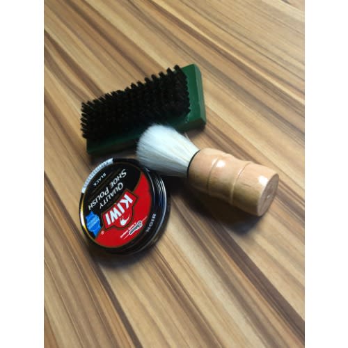 3-in-1 Leather Shoe Black Wax Polish