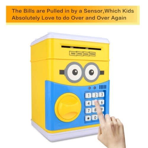 Children's Code Electronic Safe Banks Mini Atm Electronic Piggy Bank Box