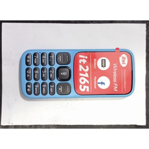 Itel It2165, 1.77'' - 32MB RAM And ROM - Screen- Wireless Fm- Torchlight- Dual Sim - Blue
