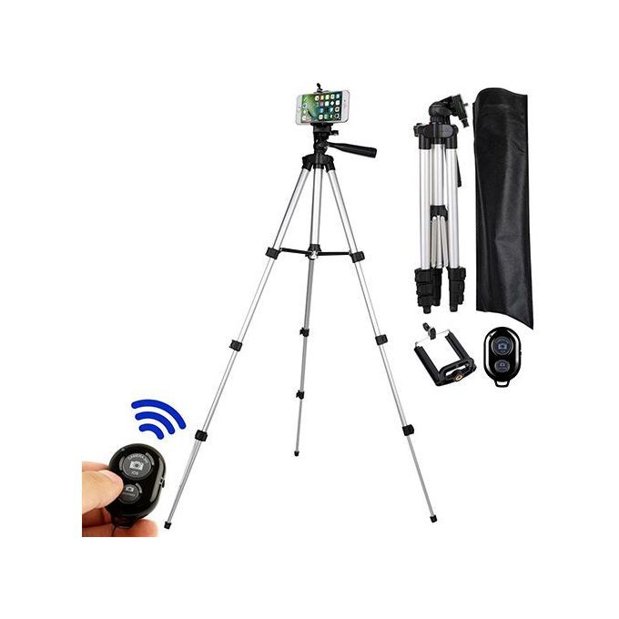 Suitable For  Phone/camera/metal Tripod + Remote Control