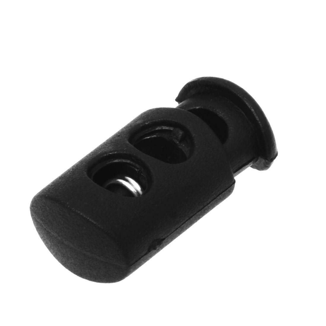 6mm Diameter Single Hole Spring Loaded Plastic Cord Locks