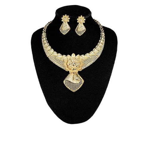 4 In 1 Necklace Jewelry For Women - Gold