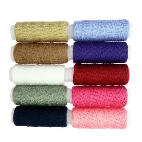 Spool Of Large Polyester Thread - 10pcs