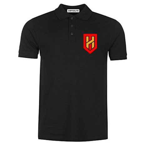 Happiness Polo T-shirt - Black