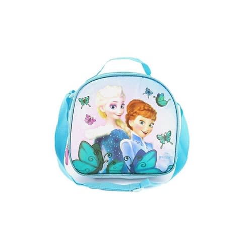 Frozen Print Lunch Bag - 21 H X 22 L X 8 W Cm - Turquoise