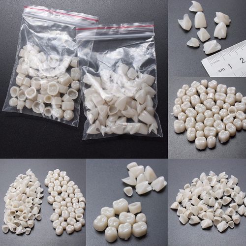 New 2 Packs Dental Temporary Crown Material For Anterior Molar Teeth Veneers
