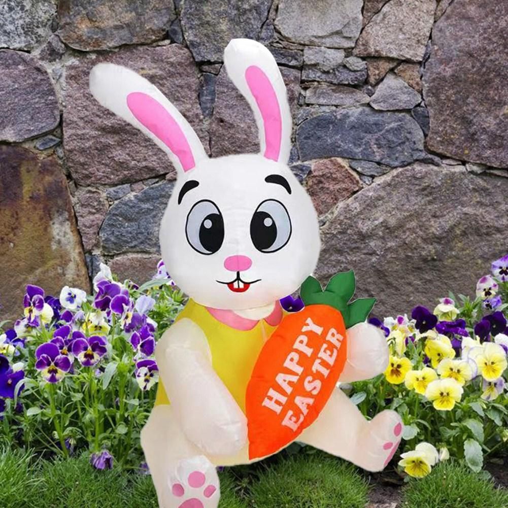 Inflatable Garden Decor Figurine Rabbit Inflatable Easter