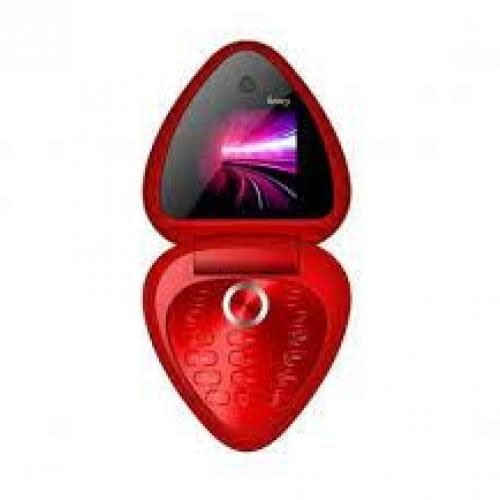 Honey Flip Phone - 1.54" - Color Display - 600mAh - Red