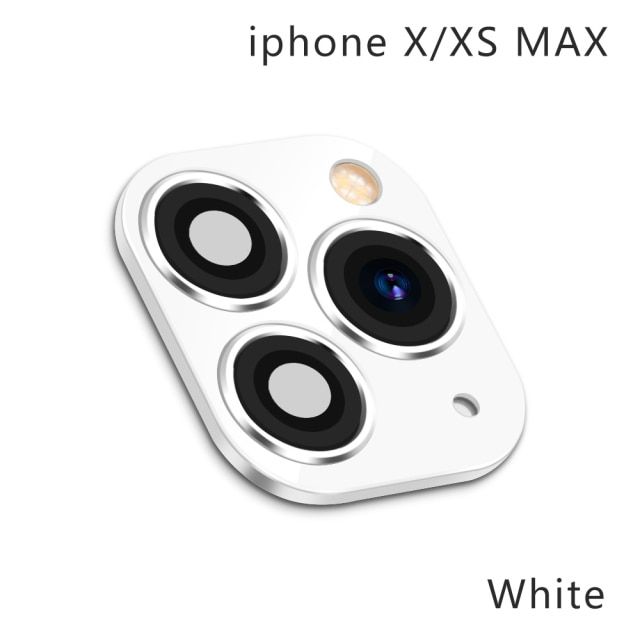 For Iphone Xr X To Iphone 11 Pro Max Luxury Fake Camera Lens Sticker Lens