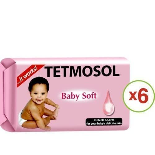 Tetmosol Baby Soft Soap - 75g - Pack Of 6