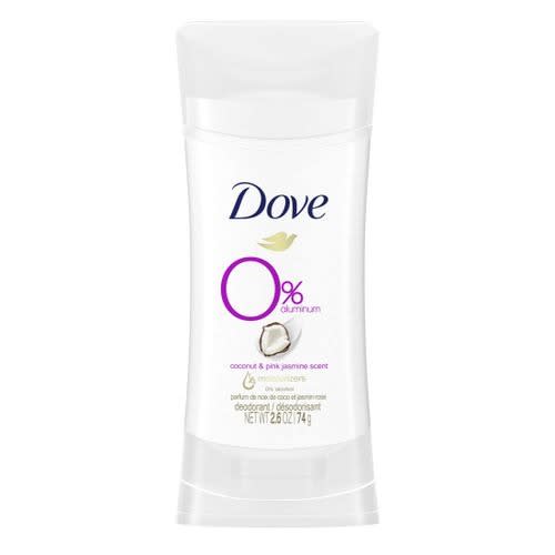 0% Aluminum Deodorant Coconut &pink Jasmine - 74g X 4