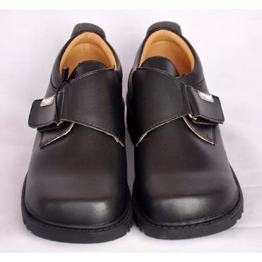 Boys School Shoes Med - Ly032 - Black
