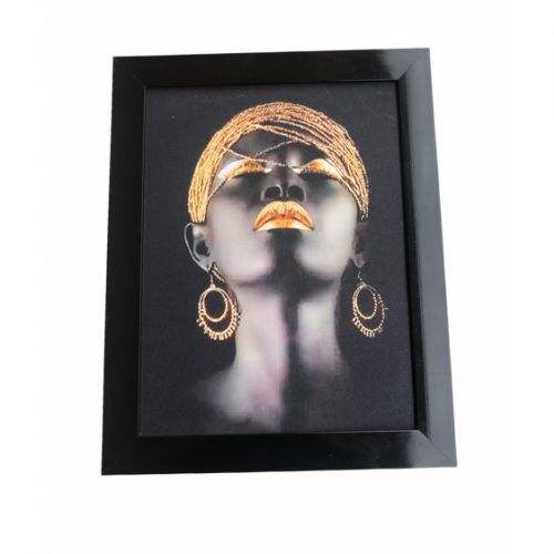 African Queen Decorative Wall Frame