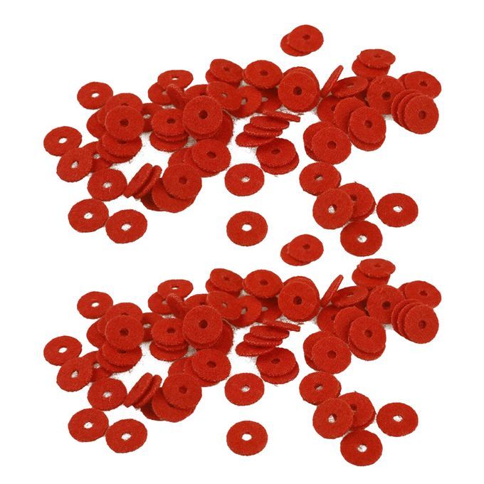 180Pcs Piano Felt Keyboard Punchings Front & Balance Rail Accs For