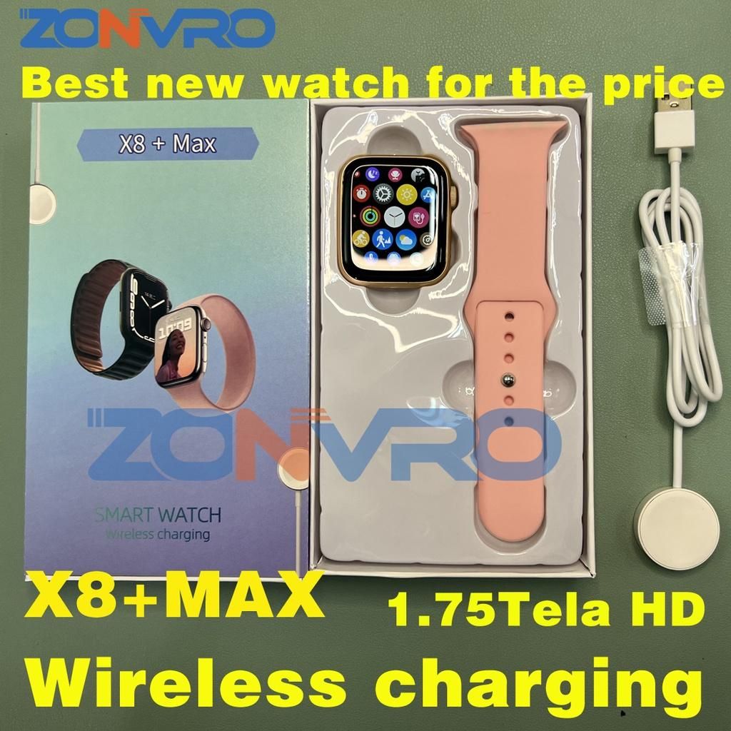 X8+Max Smart Watch 1.75 inches series 7  Waterproof Bluetooth Call Heart Rate